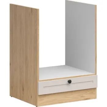 Kuchyňská skříňka JUNONA RAMKA skříňka pro vestavnou troubu 60 cm, dub bernstein/k