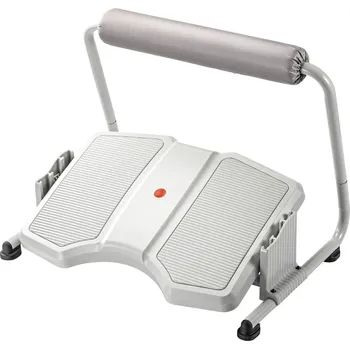 Podložka pod nohu TWIN Relaxační podložka pod nohy světle šedá