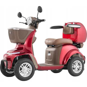 Elektrický invalidní skútr VEVOR SLZXXXZXC500KRX06001V2 elektrický invalidní skútr červený
