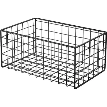 Úložný box Butlers DEPOSIT Úložný kovový koš 26 x 17 cm - černá