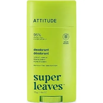 Přírodní deodorant Attitude hruška & amber 75g