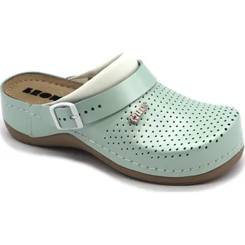 Dámská obuv LEON 991 dámská kožená obuv uzavřená - zelená Velikost: 42