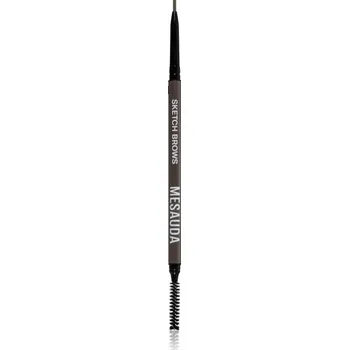 Tužka na obočí Mesauda Milano Sketch Brows automatická tužka na obočí s kartáčkem odstín 102 Brunette 0,09 g