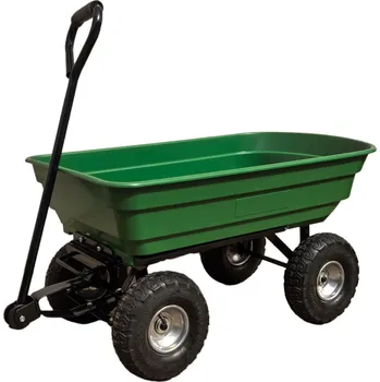 Rudl Zahradní vyklápěcí vozík BestBerg BBGC-10G / nosnost 200 kg / zelená