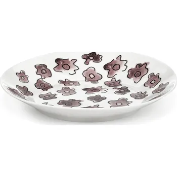 Talíř Serax, Hluboké talíře Midnight Flowers Dark Viola, 18 cm, fialové, 2 ks - Formadore