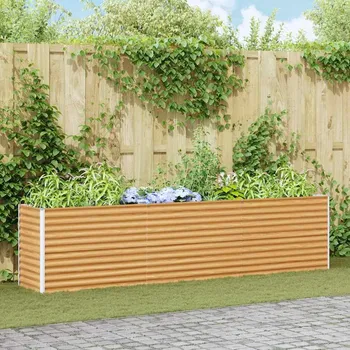 Vyvýšený záhon vidaXL Zahradní vyvýšený záhon 290 x 50 x 68 cm Pozinkovaná ocel [42017354]