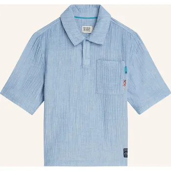 Pánská košile Scotch & Soda Chlapecké Mušelínové Polo Tričko, Mušelínové...