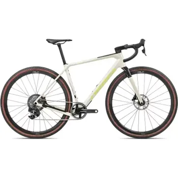 Silniční kolo Orbea Terra M21eTEAM 1X gravel kolo Ivory White/Spicy Lime vel. M