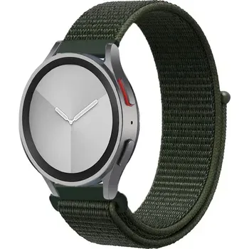 Řemínek na hodinky Enem Nylonový rychloupínací řemínek 20mm - Army Green IR-AWGW-0729