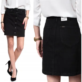 Dámská sukně Džínová sukně LEE A SUKNĚ MOTO ČERNÁ L38NIZLG W24