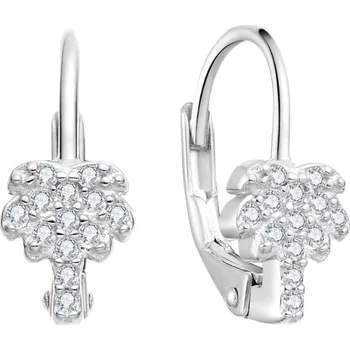 Náušnice Olivie Dětské stříbrné náušnice PALMA 10019 Ag 925; ≤1,5 g.