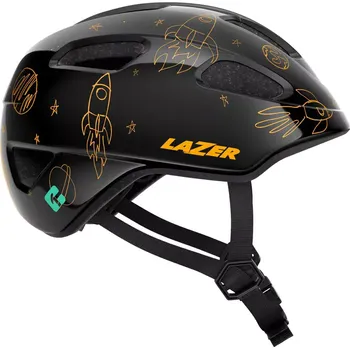 Cyklistická přilba Lazer Helmets Dětská helma Lazer Pnut KinetiCore 2.0, rakety velikost 46-52