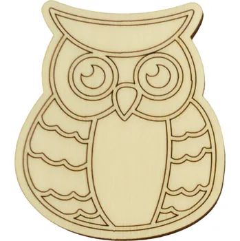 Dřevěné sovičky Varianta: 2, velikost: 5 cm