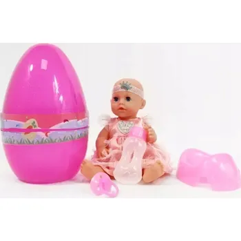 Panenka 25 cm sada s nočníkem ve vajíčku YL1886L 09028, MZ-IMPORT, 206862.