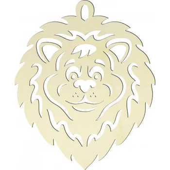 Dekorace do dětského pokoje Lev hlava velikost: 8 cm