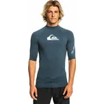 QUIKSILVER Pánské lycrové triko ALL TIME UPF50 krátký rukáv S modrá + DÁREK