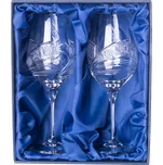 ONTE CRYSTAL Křišťálové sklenice na červené víno 450ml, Kometa Počet sklenic v balení: 2 sklenice v dárkové sadě