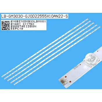 LED páska LED podsvit 1080mm sada Philips 55PC19 celkem 5 pásků / DLED TOTAL ARRAY LB-GM3030-GJ0D22555X10AN22-S / 210BZ10D0B33LBM08X / / 704TLB55B33LBM08X