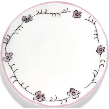 Talíř Serax, Talíře na chléb Midnight Flowers Dark Viola, 11,5 cm, fialové, 2 ks - Formadore