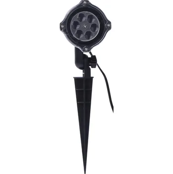 LAALU Vánoční osvětlení LED - projektor, vločky s hvězdička, vnitřní i venkovní