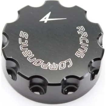 Expanzní nádoba chladiče Víčko zad.brzdové/spojkové nádobky 4RACING CPFP02 černá pro YAMAHA MT-09 Tracer / Tracer 900