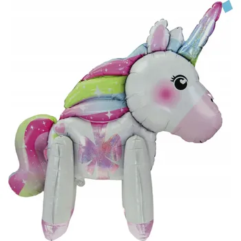 Balónek Fóliový balónek zvířátko XL Jednorožec 100 x 105 cm AVEC