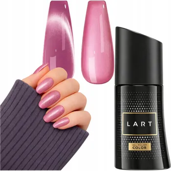 Lak na nehty Hybridní lak na nehty LART 8ml GLOW 232 Magnetická manikúra Růžová