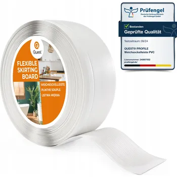 soklová lišta Lišta Quest PVC 20 x 70 délka 1500 cm bílá