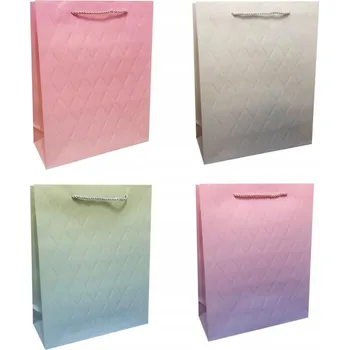 Dárková taška Papírová dárková taška M Gradient s ražbou