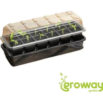 Příslušenství pro skleník Samozavlažovací miniskleník GARLAND - S nádržkou - Na 12 rostlin 1 ks