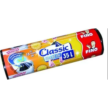 Pytle na odpadky Pytel na odpadky zatahovací 35 l/15 ks FINO