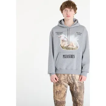 Pánská mikina Mikina PLEASURES Shine Hoodie Heather L