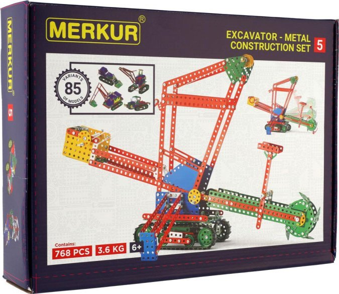 Stavebnice MERKUR 5 80 modelů 36x27x8cm