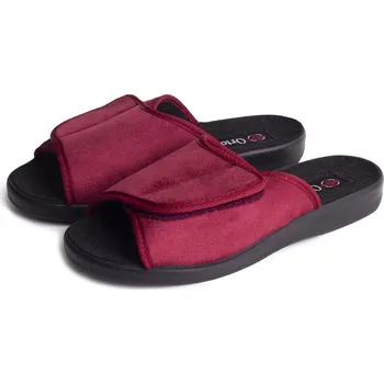 Dámské pantofle Vlnka Obvazové pantofle se suchým zipem červená velikost obuv dospělí 42