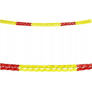 PAPÍROVÁ GIRLANDA BARVY ŠPANĚLSKA 2 KS 3M