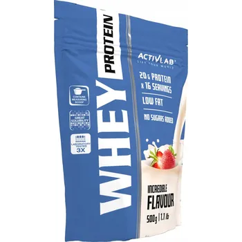 Protein Protein Activlab WPC proteinový prášek – jahoda 500 g