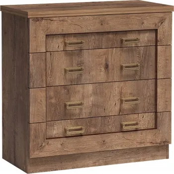 Komoda Komoda Jarstol 90 x 44 x 90 cm dub lefkas matný