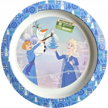 Talíř STOR Dětský talíř 22 cm do mikrovlnky a myčky Ledové Království