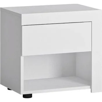 Noční stolek LYON BÍLÝ Noční stolek 1S LYOK03P - Meble Wójcik