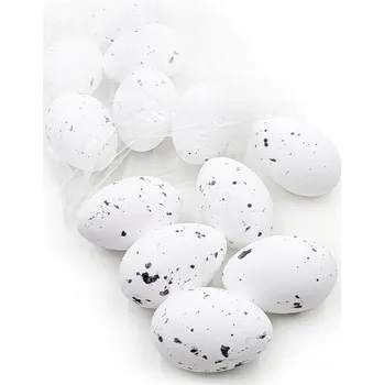 Velikonoční dekorace Vajíčko křepelčí 6 cm (12 ks) Písanka, vajíčko Velikonoce
