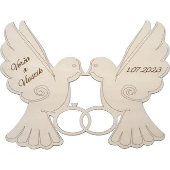 Svatební dekorace Svatební holubice
