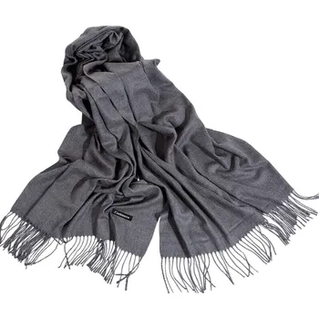 Šála Classic Scarf Tmavě šedá antracitová kašmírová štola dámská / pánská šála kašmír pašmína pashmina pléd