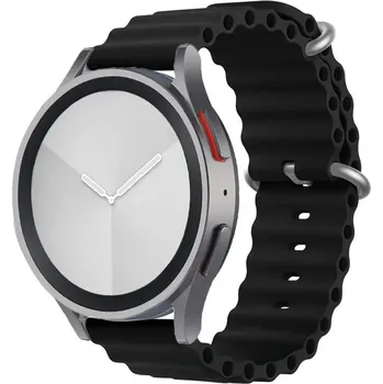 Řemínek na hodinky Enem Ocean loop - rychloupínací řemínek 18mm - Černý IR-AWGW-0699