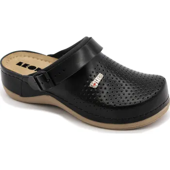 Dámská obuv LEON 991 dámská kožená obuv uzavřená - černá Velikost: 42