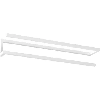 Věšák Nástěnný věšák na ručníky 10x60 cm bílá