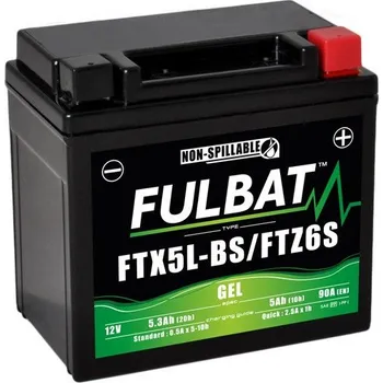 Auto-moto FULBAT – GEL – Gelová baterie FTX5L-BS GEL (Motobaterie) 12V – 4Ah