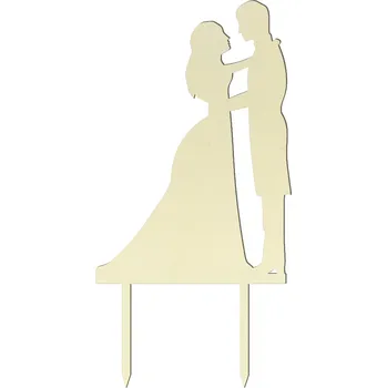 Svatební dekorace Svatební zápich nevěsta a ženich