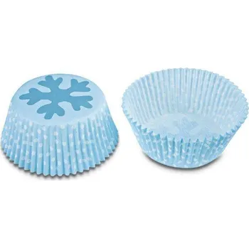 Papírový košíček modrý - vločka - Stadter