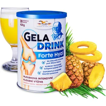 Orling Geladrink Forte Hyal nápoj 420 g, ananas