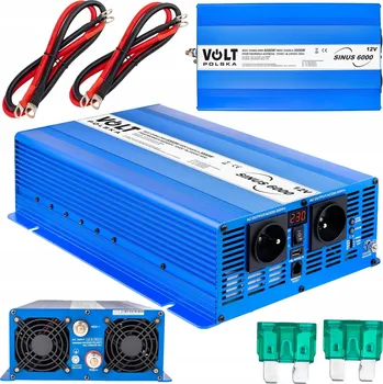 Měnič napětí Měnič Napětí napětí VOLT Sinus ECO 12V 230V 6000W (3000/6000W)